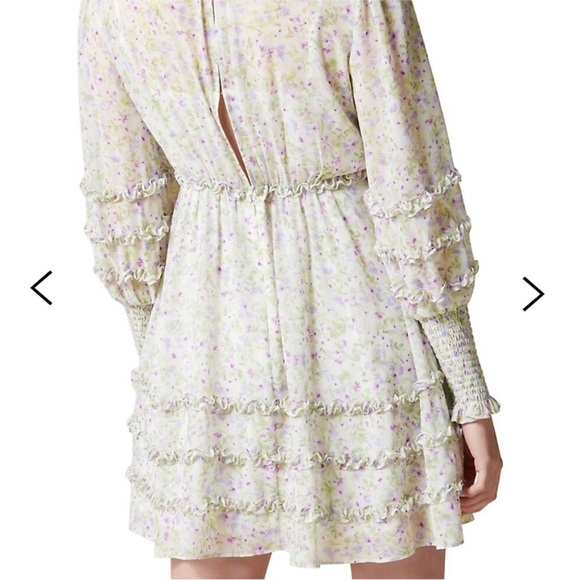 Floral Print Long Sleeve Dress - Picture 3 of 8